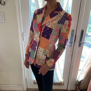 Authentic Vintage Herman Geist Patchwork Blazer